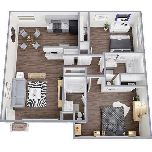 Floor plan 2B