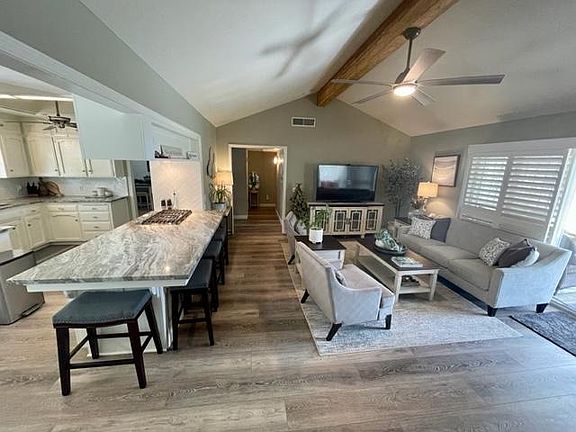 Main Living Room and Kitchen.