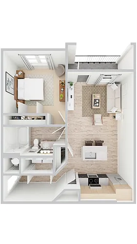 Floor plan Whispering Pines - A1