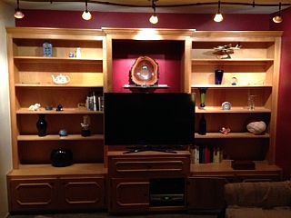 Living Room Built in Cabinet