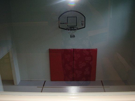 Indoor basketball court