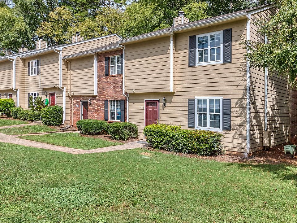 Outside of 3140 Heathstead Place - end unit