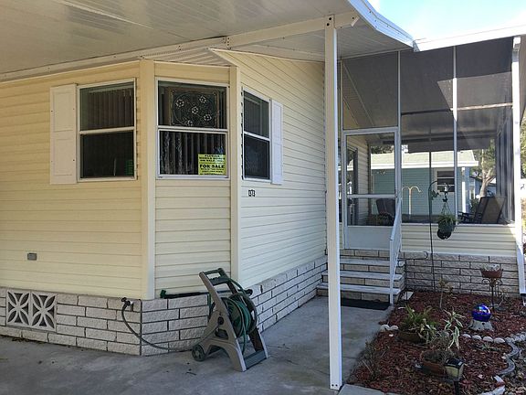 Side view of home and front porch