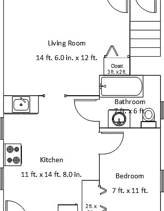 2nd image of 1057 N Hermitage Ave APT 1F