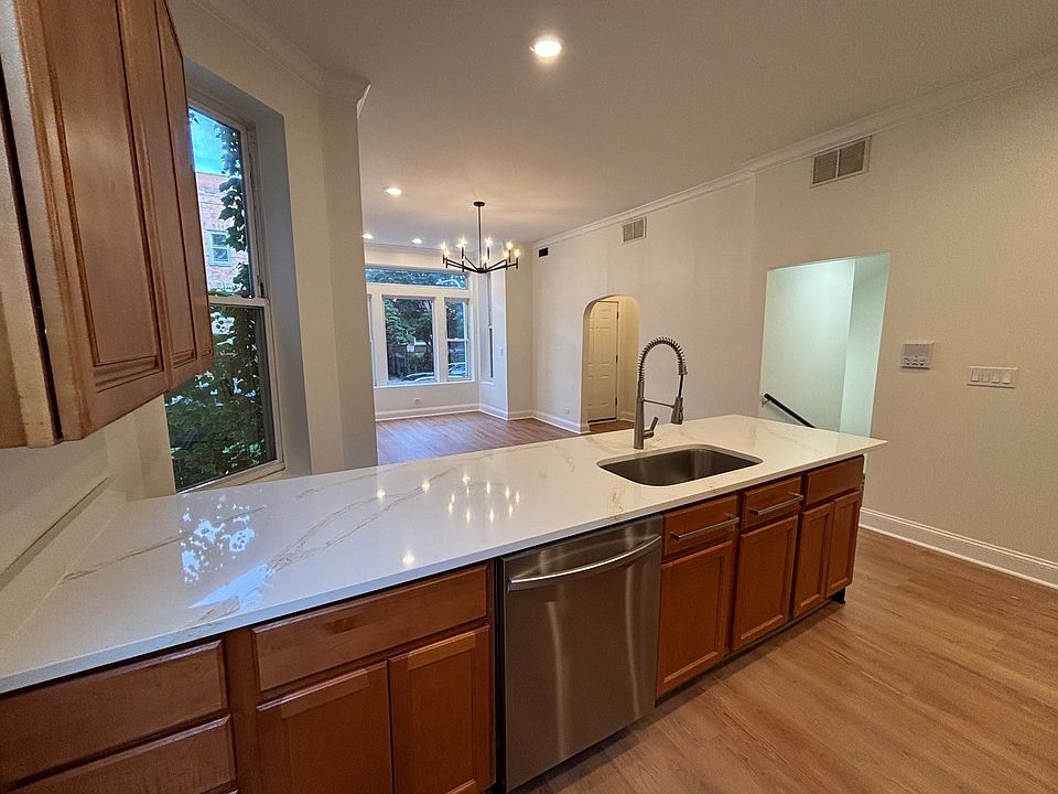 Main level kitchen and family room
