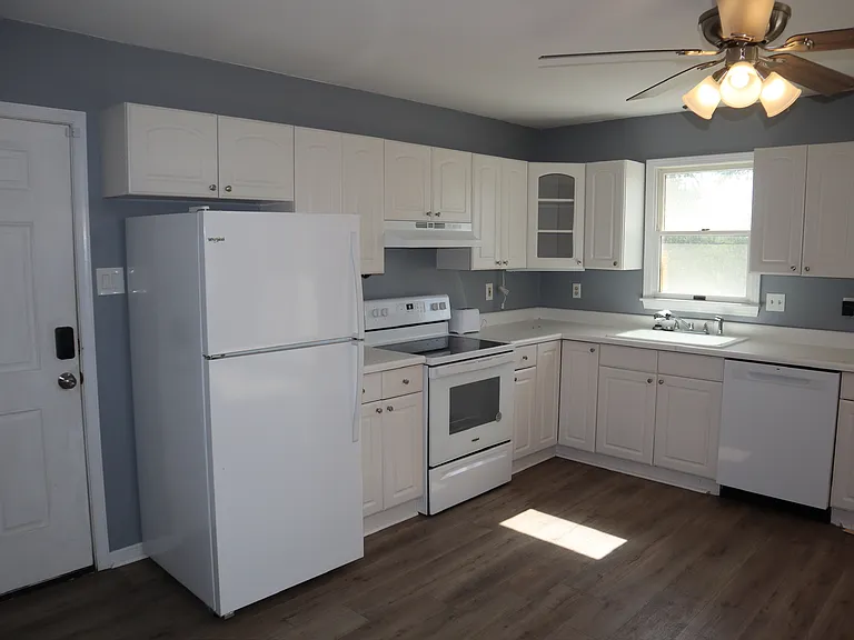 Kitchen with Entry Door