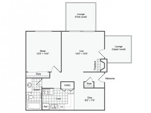 Floor plan Maclellan