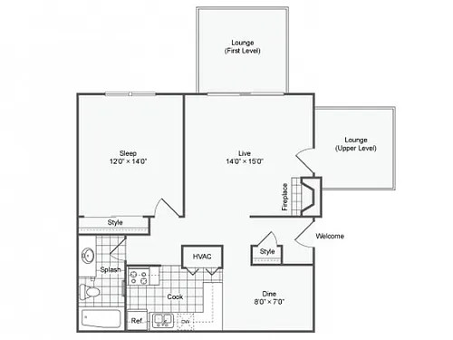 Floor plan Maclellan