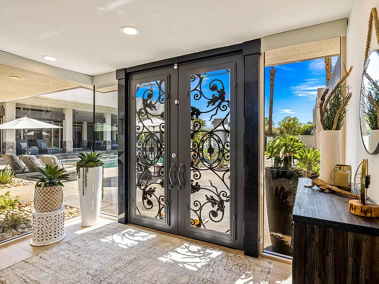 Main house entry