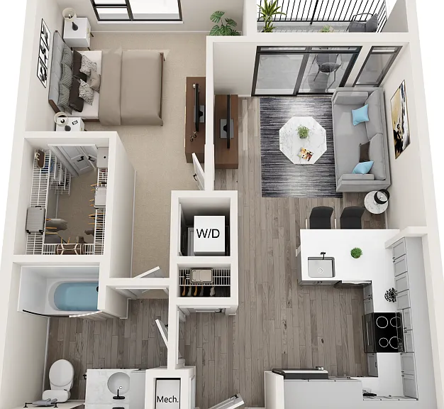 Scorpius - 1 Bedroom, 1 Bathroom