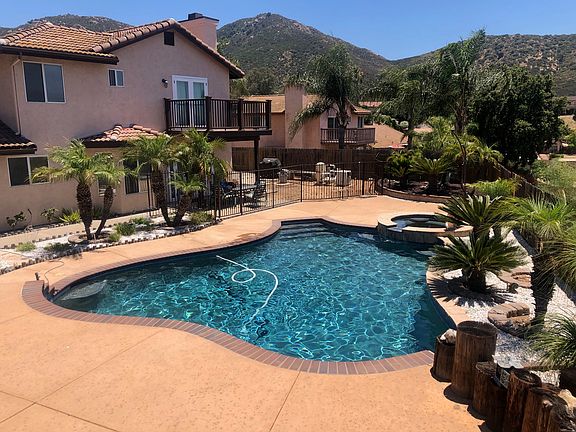 View from sun deck overlooking the pool.