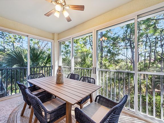 Lanai has glass doors or screen option