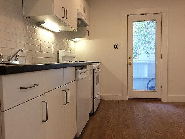 Kitchen and Door to deck