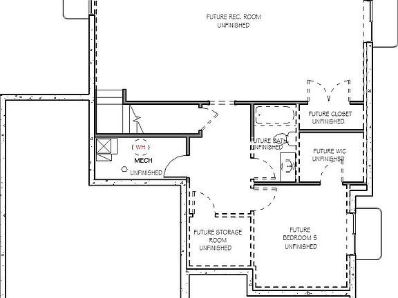 Bomont-B2 Unfinished Basement