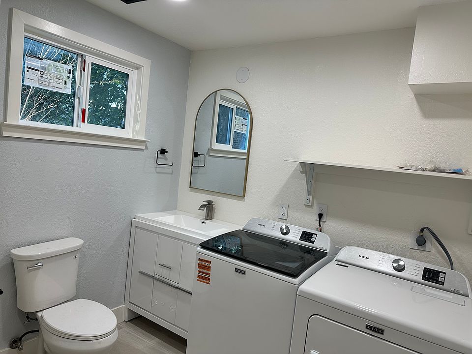 Brand New Maytag washer and Dryer and brand new bathroom