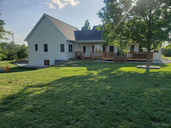 Back of house and backyard