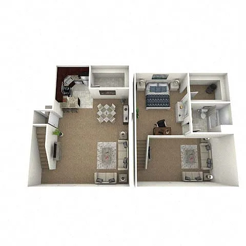 Floor plan Weschester Studio