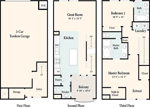 Floor plan Sun - 1569 sf