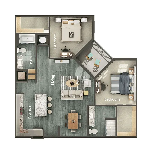Floor plan B3
