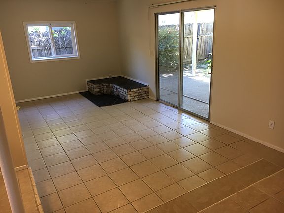 Step down family room