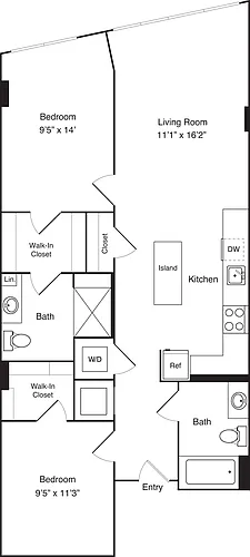 Floor plan B01