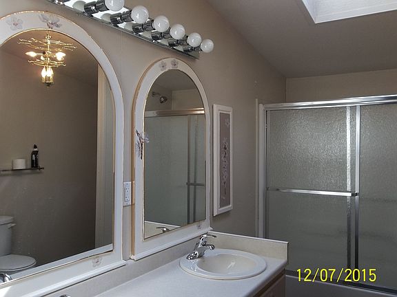 Master bath, new shower, toilet, cabinets