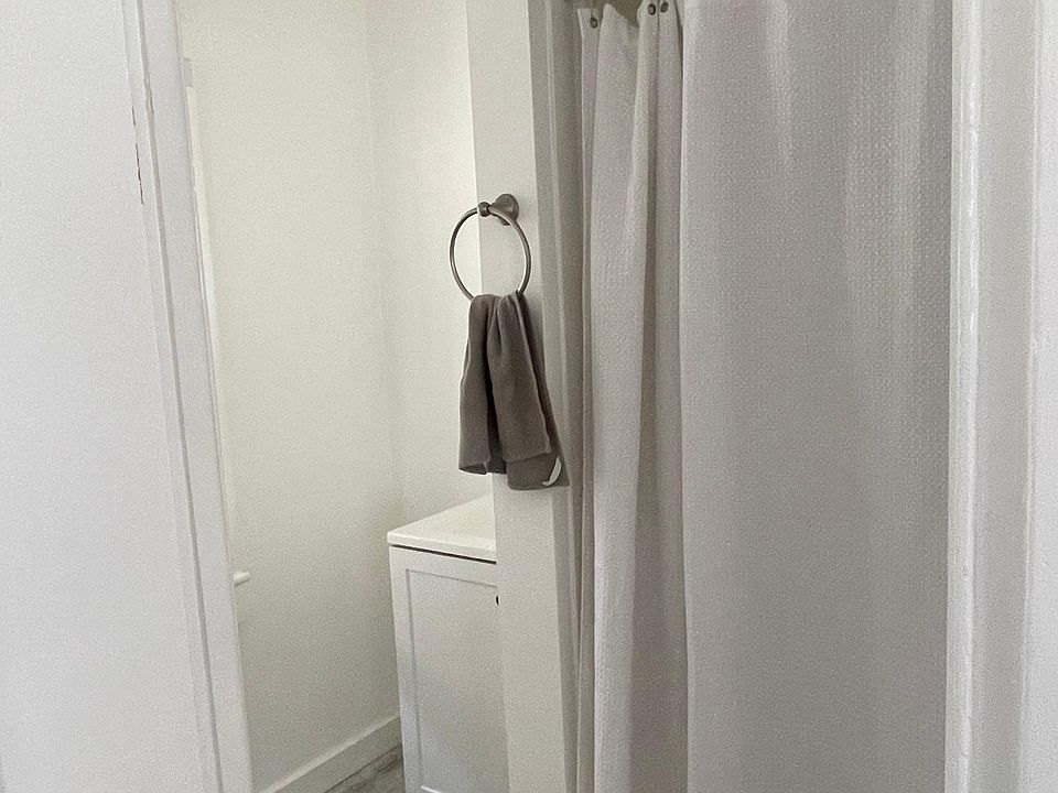 bathroom off of kitchen