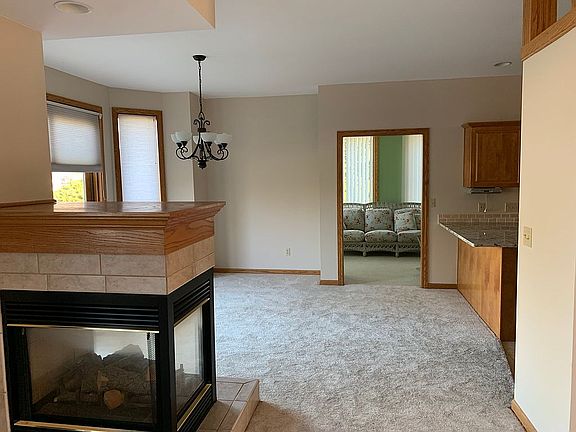 double-sided fireplace