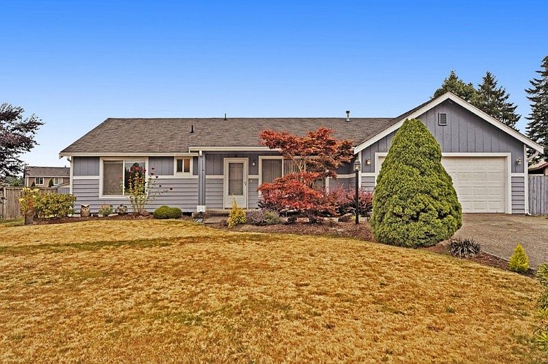 3 bedroom, 1 and 3/4 bath rambler on spacious 1/3 acre lot with RV parking, above ground pool, firep