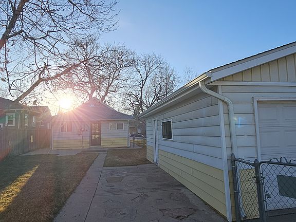 Back of house and garage