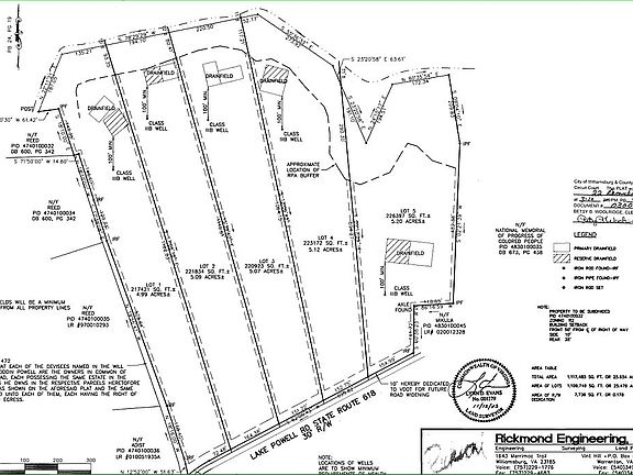 Adjacent property lines