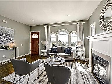 Living room with lots of natural light