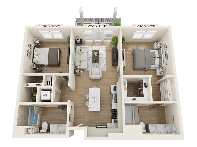 Floor plan B2A