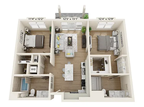 Floor plan B2A