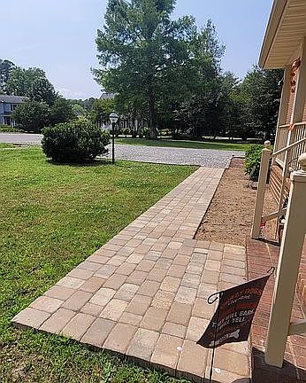 Front walk 