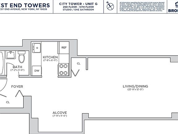 2nd image of 75 W End Ave APT C4g