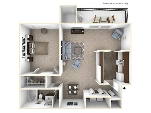 Floor plan Huron