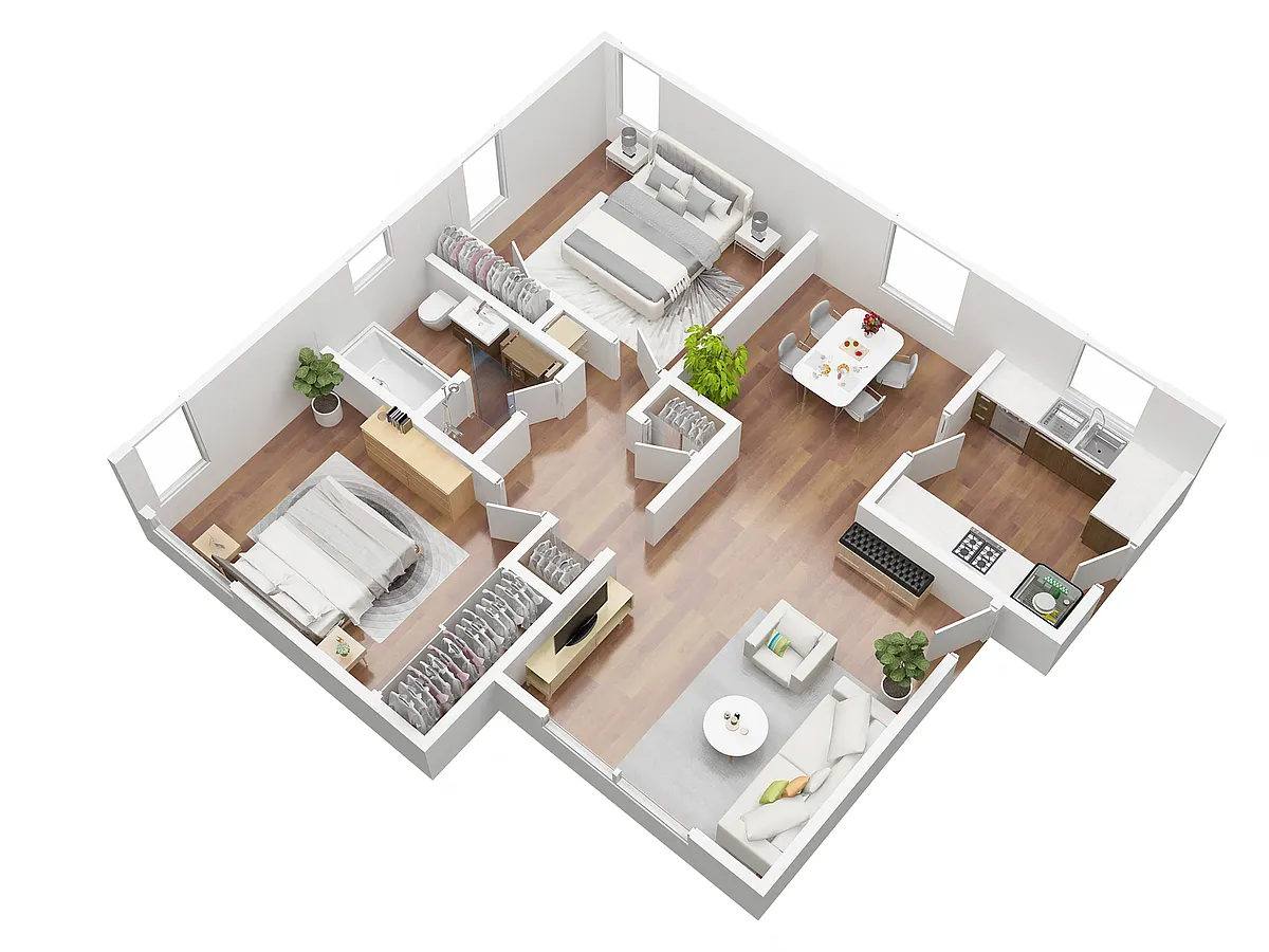 Floor plan Santa Monica