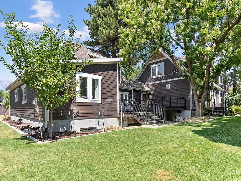 Shared backyard and patio