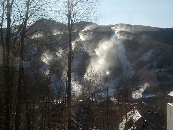Living room view Snowmaking 