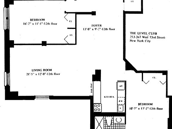 2nd image of 253 W 73rd St APT 12D