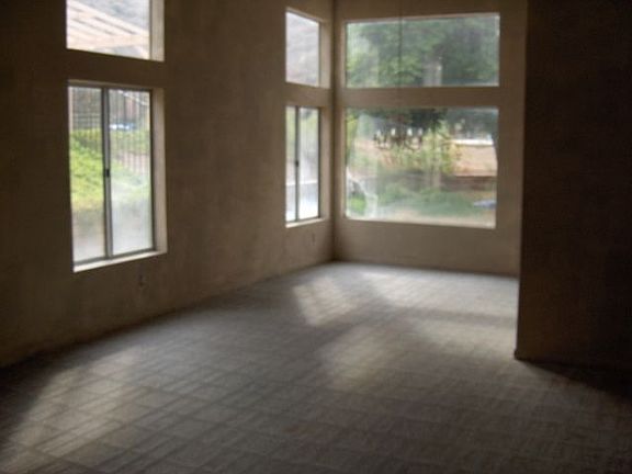 Open living and Dining area w/ cathedral ceilings