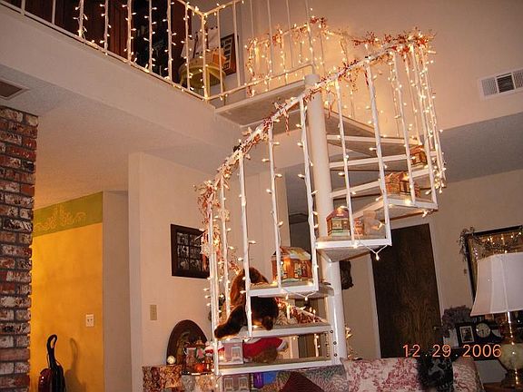 spiral staircase to loft