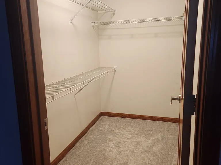 Walk-in closet in primary bedroom