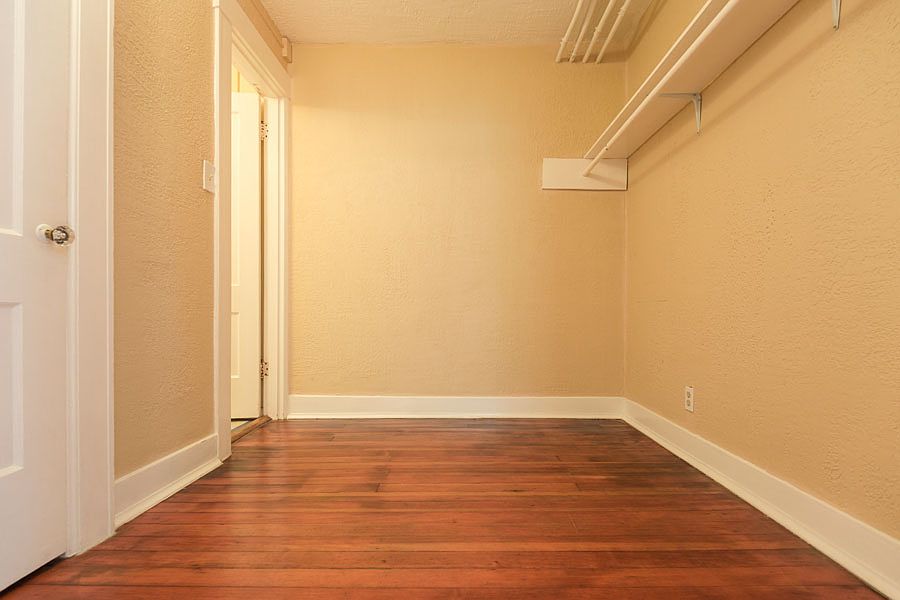 Unit A Ground floor 1 BR; flex space for home office or walk in closet