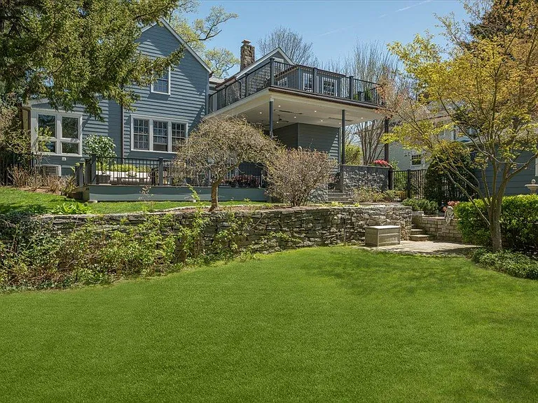 The back of the house.