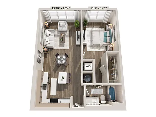 Floor plan A23