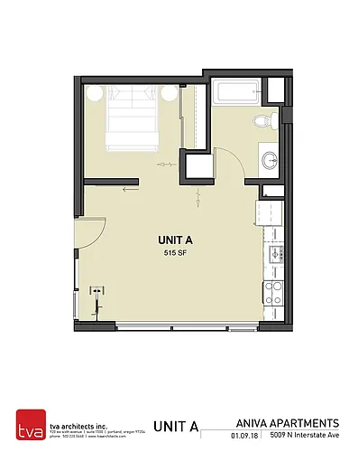Floor plan 1X1