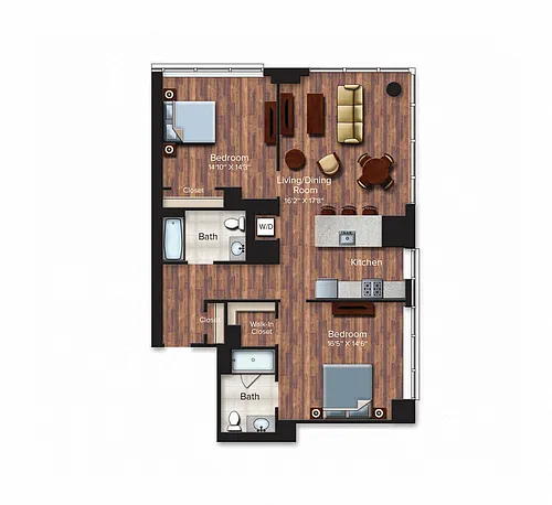 Floor plan 2G-1207