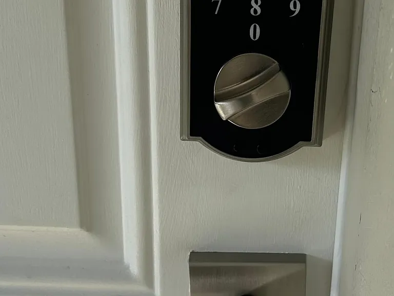 We will set the lock code to your choice of numbers.